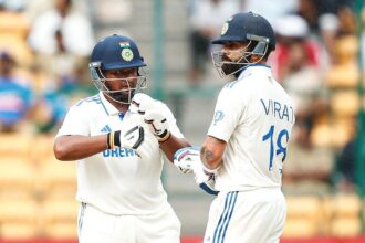 IND vs NZ 1st Test Day 3 Stumps : शेवटच्या चेंडूवर 'विराट' विकेट; सर्फराज 'नॉट आउट', आता...